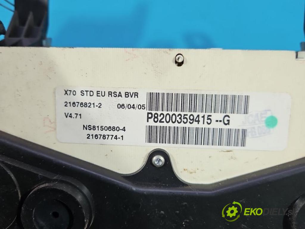 Renault Master II 1998-2010 2.5 dci 114 hp manual 84 kW 2463 cm3 4- Přístrojová deska P8200359415-G (Přístrojová deska)