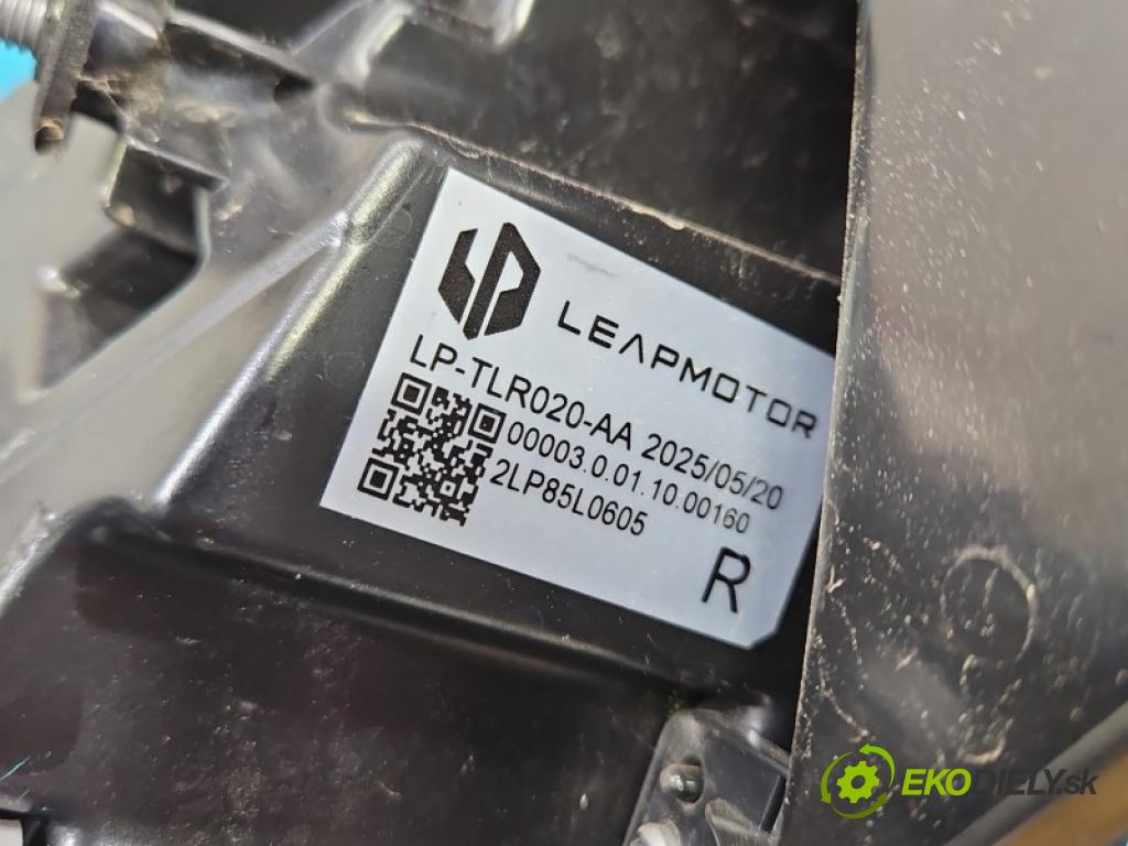 Leapmotor T03 0.0 95 hp automatic 70 kW 1 cm3 5- světlo zadní pravé blatník: LP-TLR020-AA
