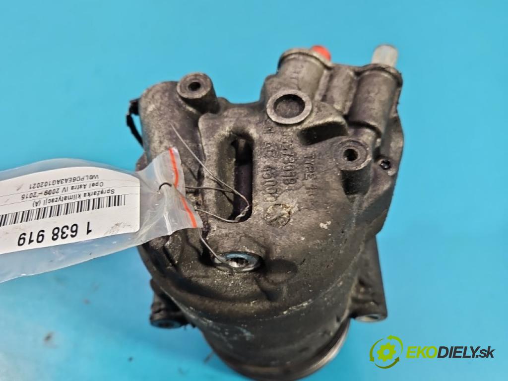 Opel Astra IV 2009-2015 1.3 cdti 95 HP manual 70 kW 1248 cm3 5- Kompresor: klimatizácie 13250606 (Kompresor klimatizácie)