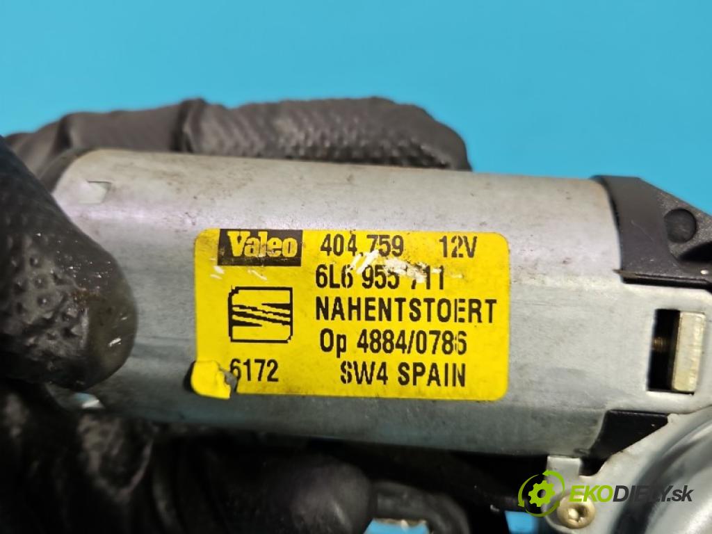 Seat Ibiza III 6L 2002-2008 1.2 12v 64 hp manual 47 kW 1198 cm3 5- motor stěrače zadní 6L6955711
