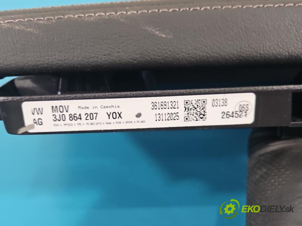 Vw Passat B9 2023- 1.5 TSI 150 HP automatic 110 kW 1498 cm3 5- operadlo 3J0864207 (Lakťová opierka)