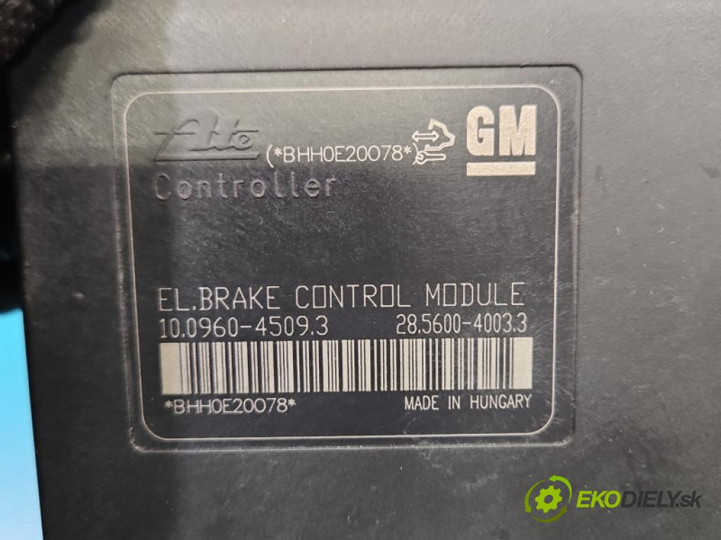 Opel Astra IV 2009-2015 1.3 cdti 95 HP manual 70 kW 1248 cm3 5- čerpadlo abs 100960-45093 (Pumpa ABS)