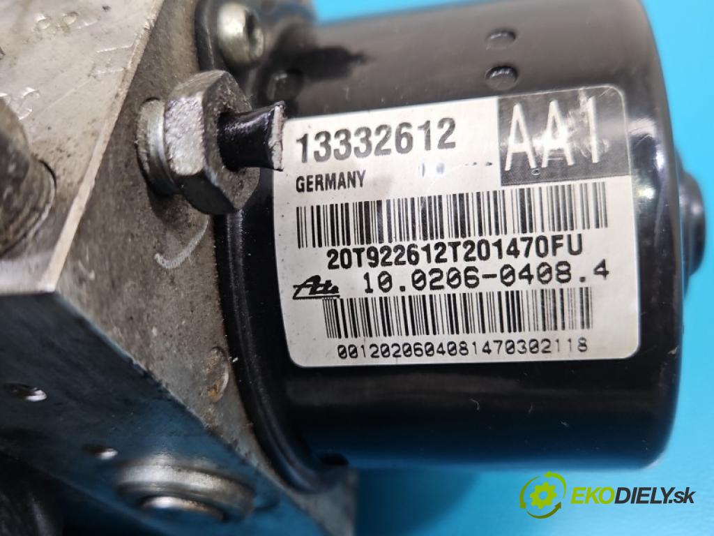 Opel Astra IV 2009-2015 1.3 cdti 95 HP manual 70 kW 1248 cm3 5- čerpadlo abs 100960-45093 (Pumpa ABS)