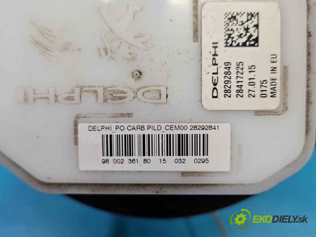 Citroen C4 Grand Picasso II 2013-2022 1.6 hdi 120 HP manual 88 kW 1560 cm3 5- čerpadlo palivo 9800236180