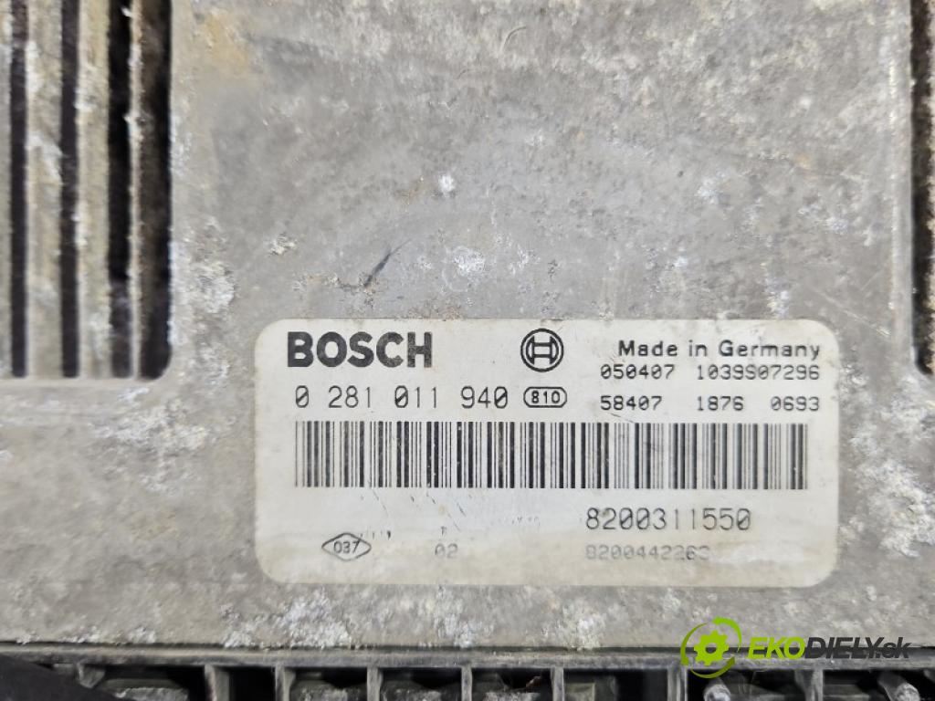 Renault Master II 1998-2010 2.5 dci 114 HP manual 84 kW 2463 cm3 4- riadiaca jednotka motora 0281011940