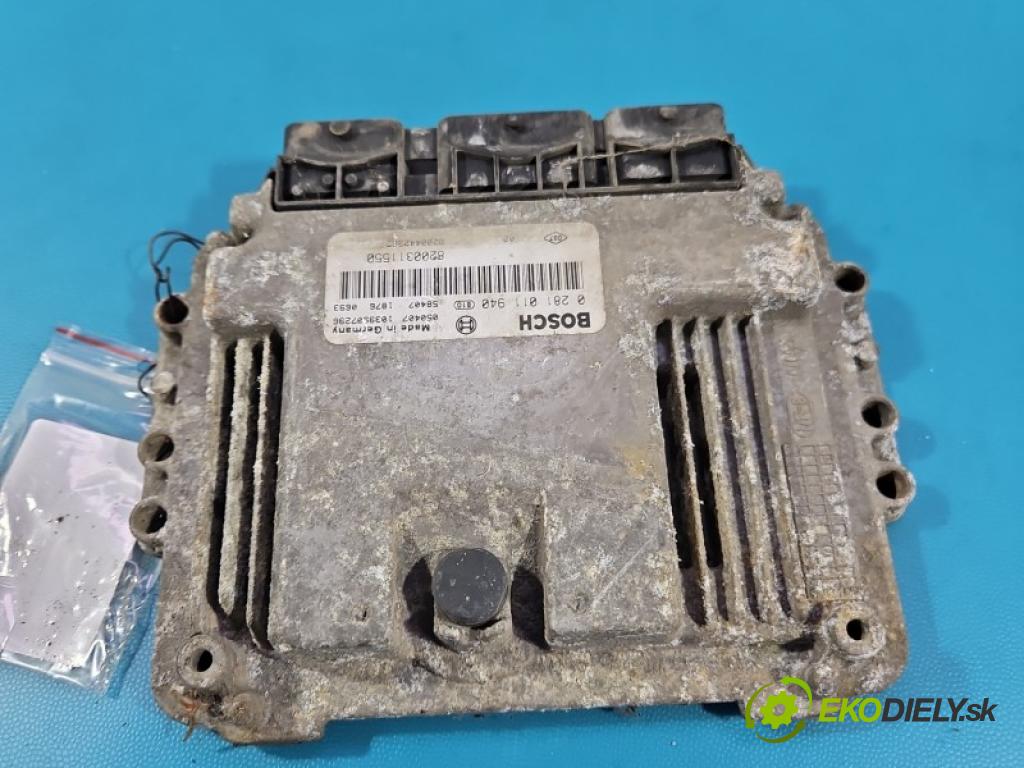 Renault Master II 1998-2010 2.5 dci 114 HP manual 84 kW 2463 cm3 4- riadiaca jednotka motora 0281011940