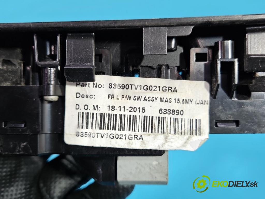 Honda Civic IX 2011-2017 1.8 16V 141 hp manual 104 kW 1798 cm3 5- Přepínač oken zpětných zrcátek 35750-TV0-G12
