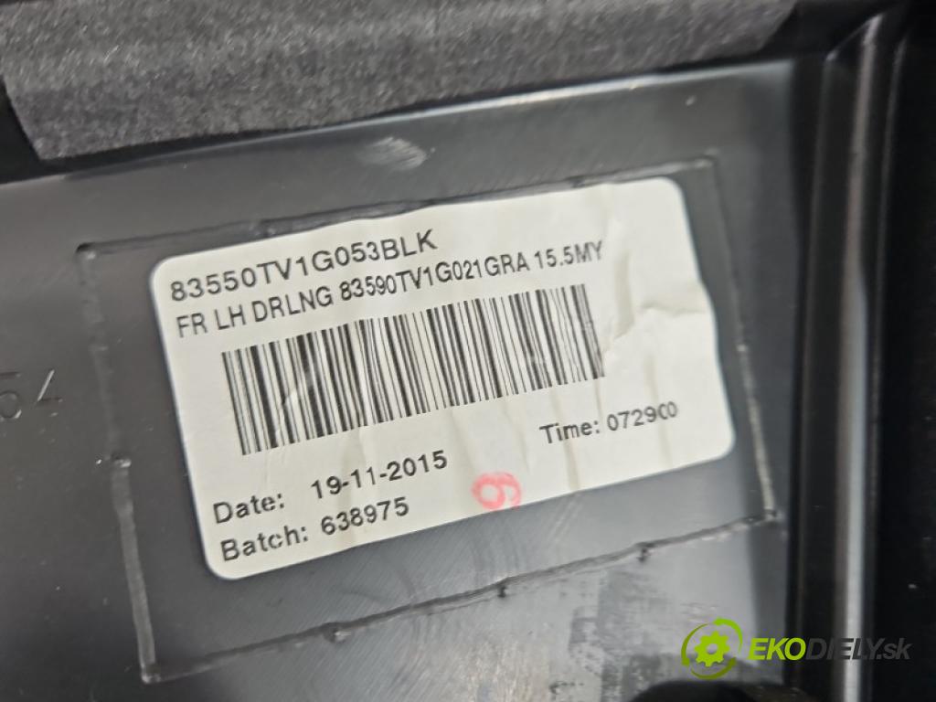 Honda Civic IX 2011-2017 1.8 16V 141 HP manual 104 kW 1798 cm3 5- Čalounictví: dvere predné ľavé 83550-TV1B-E010-54