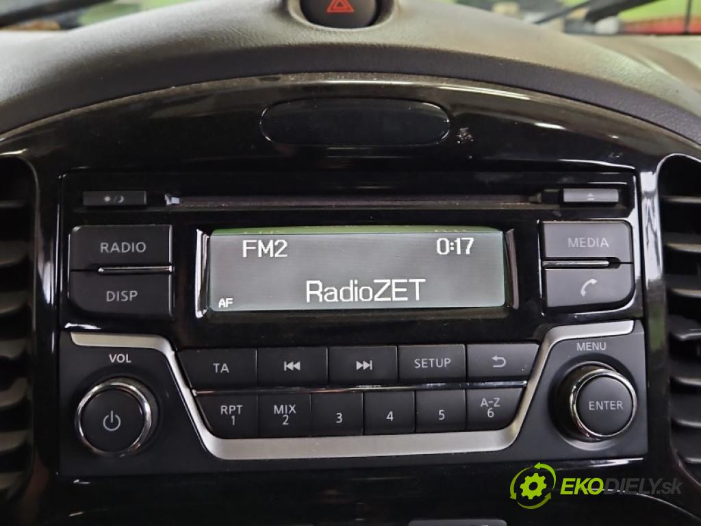 Nissan Juke I 2010-2019 1.2 T 116 HP manual 85 kW 1197 cm3 5- Radio originál 28185-BV80A