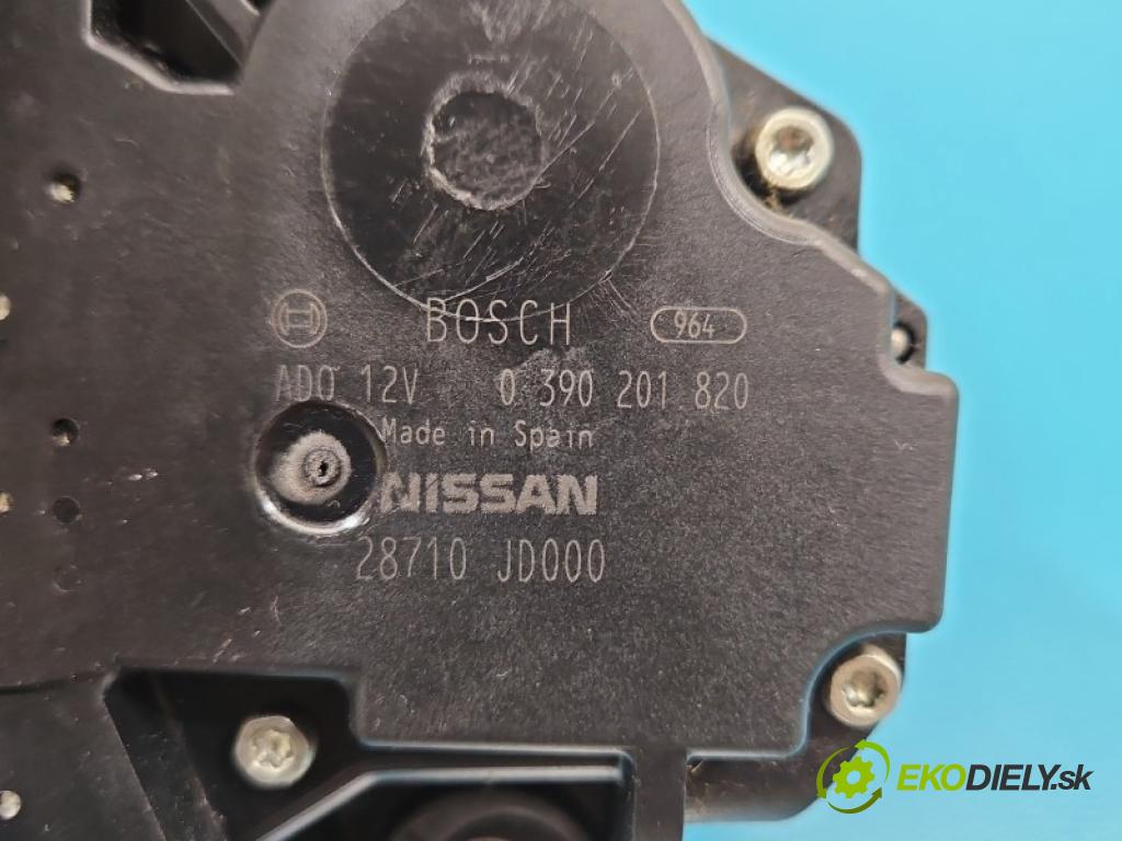 Nissan Qashqai I J10 2006-2013 2.0 16v 141 hp manual 104 kW 1997 cm3 5- motor stěrače zadní 0390201820