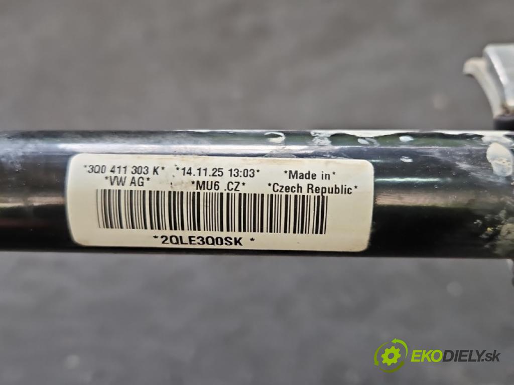 Vw Passat B9 2023- 1.5 TSI 150 HP automatic 110 kW 1498 cm3 5- tyč stabilizatora 3Q0411303K (Stabilizátor predný)
