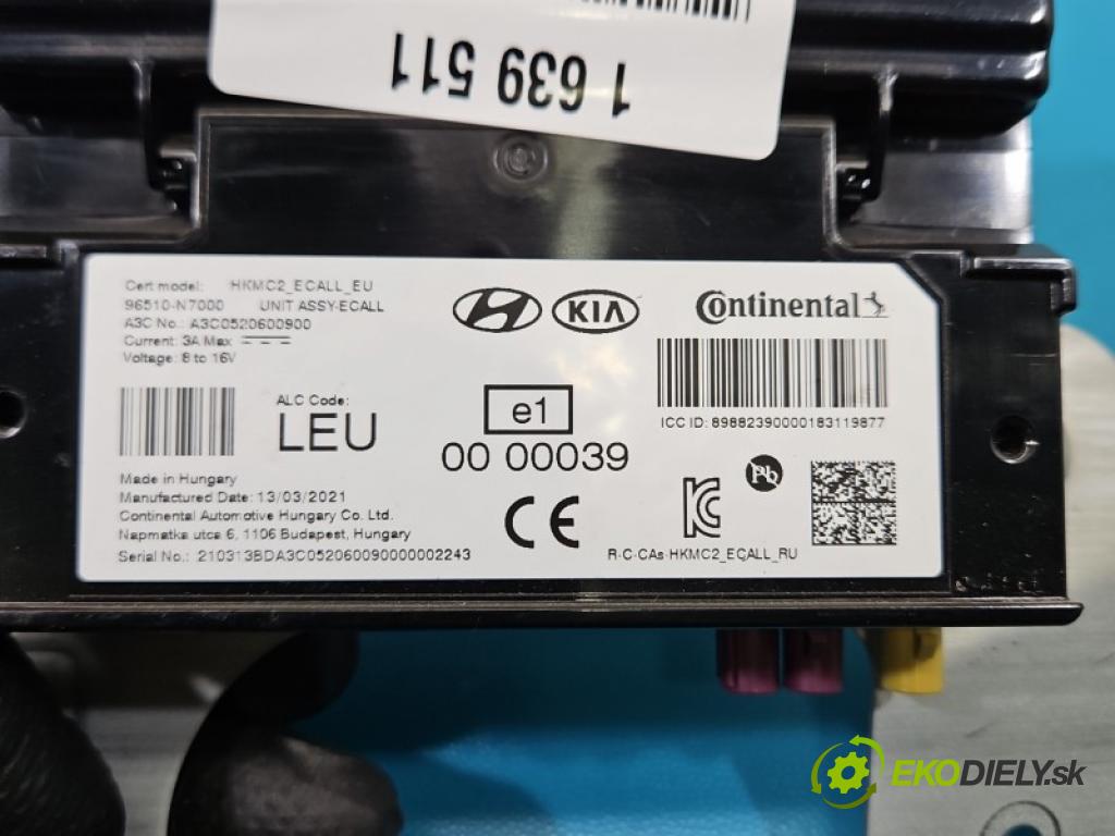 Hyundai Tucson IV 2020- 1.6 CRDI 136 HP automatic 100 kW 1598 cm3 5- riadiaca jednotka ostatné 96510-N7000