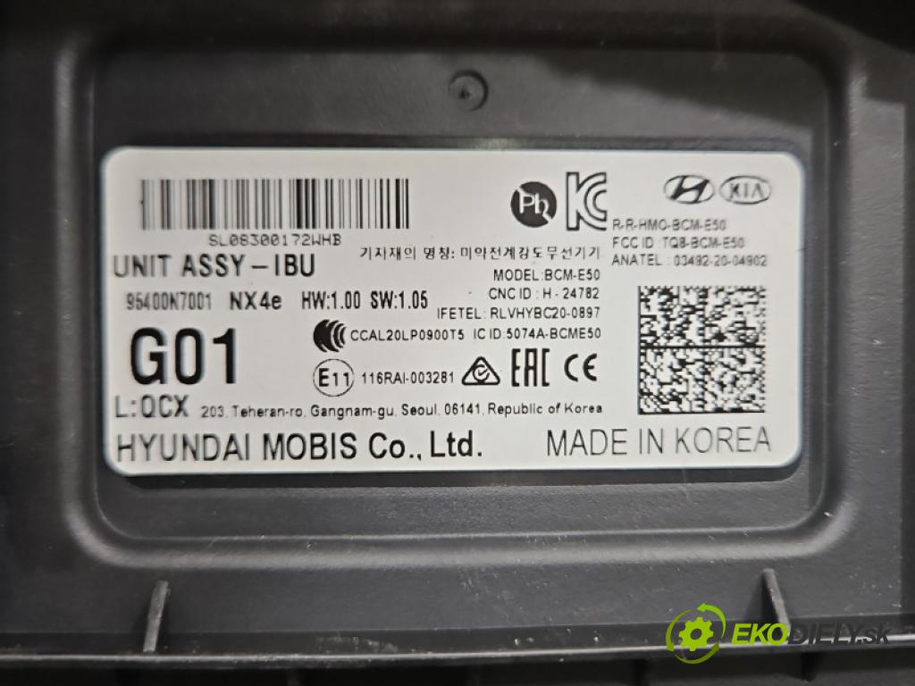 Hyundai Tucson IV 2020- 1.6 CRDI 136 HP automatic 100 kW 1598 cm3 5- riadiaca jednotka ostatné 95400N7001