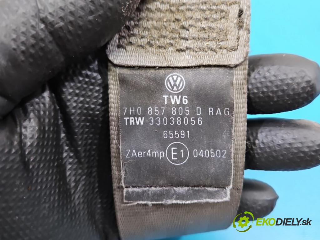 Vw Transporter T5 2003-2015 1.9 tdi 105 HP manual 77 kW 1896 cm3 5- pas bezpečnosť: predné ľavý 7H0857805D