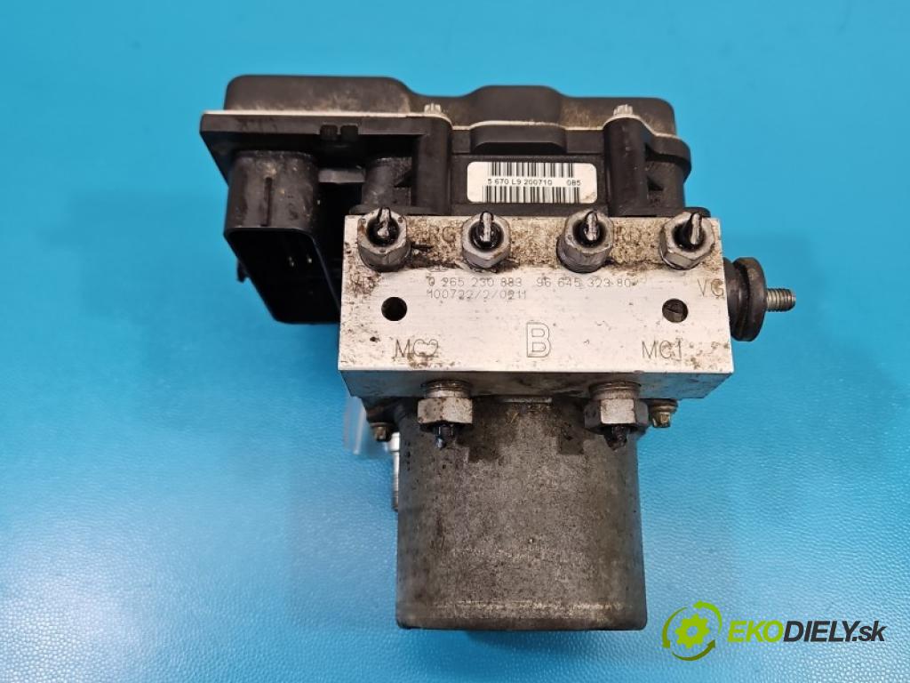 Peugeot 5008 I 2009-2017 1.6 T 156 HP manual 115 kW 1598 cm3 5- čerpadlo abs 9666930880 (Pumpa ABS)