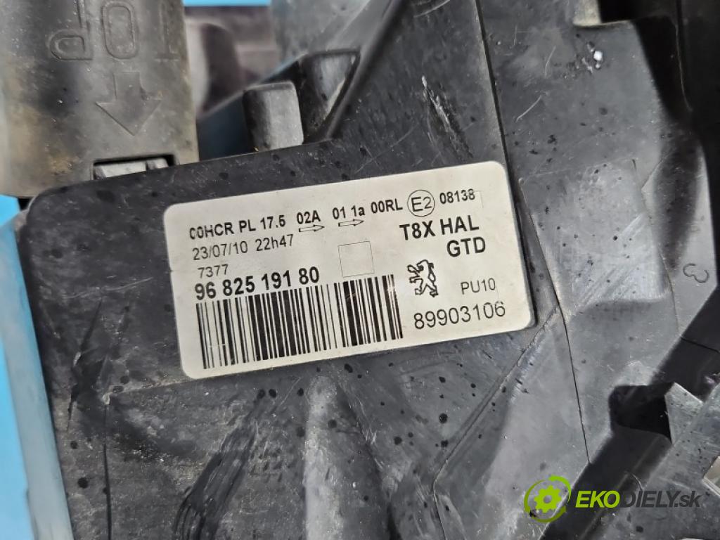 Peugeot 5008 I 2009-2017 1.6 T 156 HP manual 115 kW 1598 cm3 5- Reflektor: ľavý 9682519180 (Kľučka dverí ostatné)