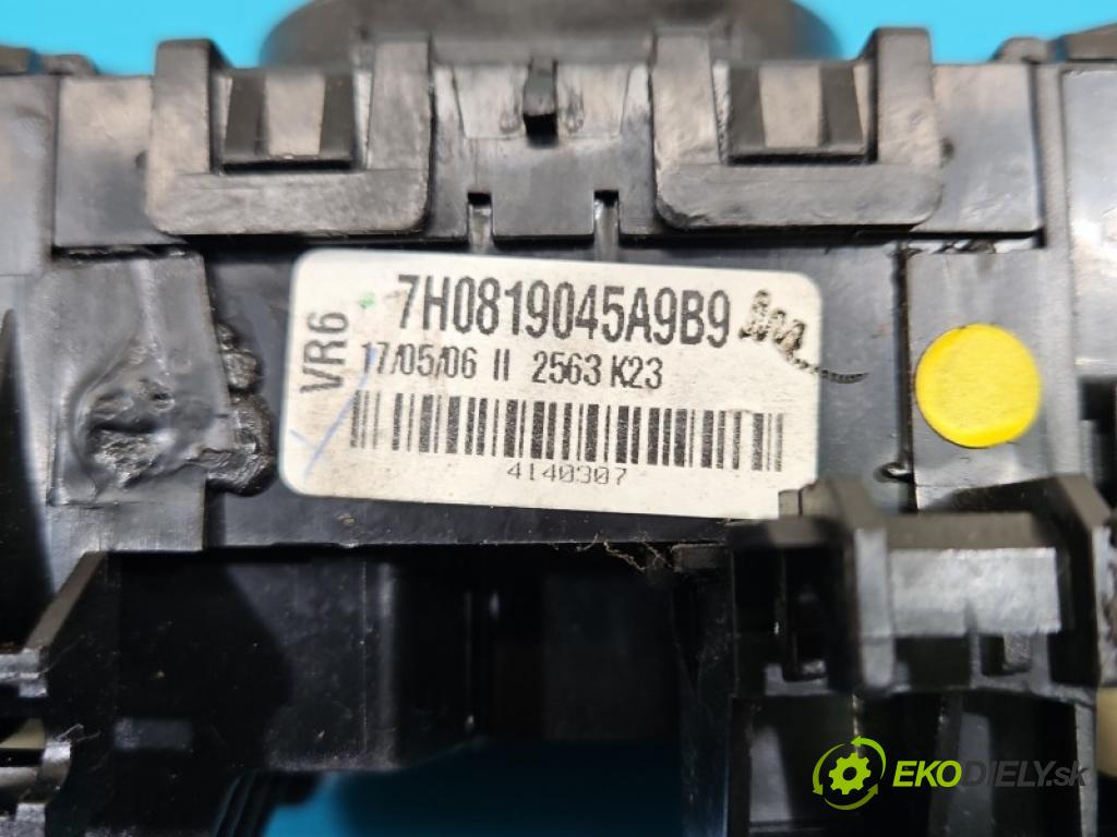 Vw Transporter T5 2003-2015 1.9 tdi 105 hp manual 77 kW 1896 cm3 5- palubní deska panel topení 7H0819045A