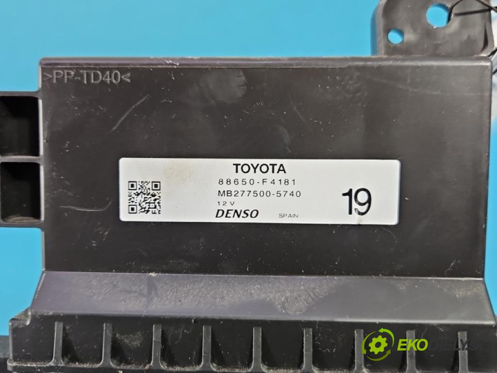 Toyota C-HR I 2016-2023 1.8 16V 98 HP automatic 72 kW 1798 cm3 5- riadiaca jednotka ostatné 88650-F4181