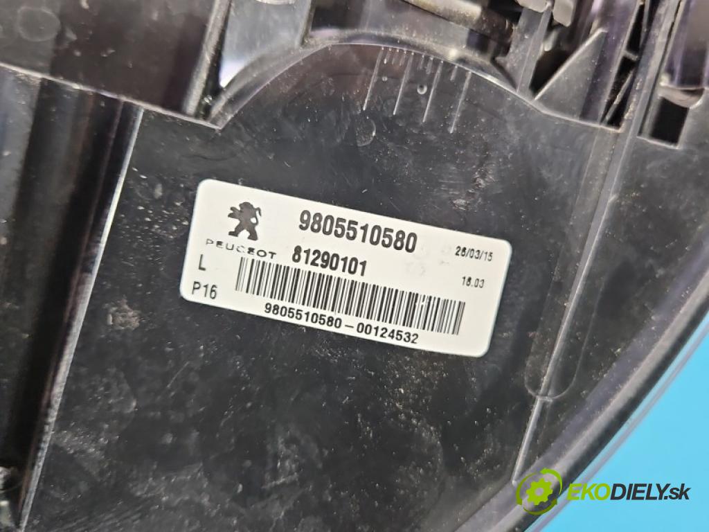 Peugeot 3008 I 2009-2016 2.0 hdi 150 hp manual 110 kW 1997 cm3 5- světlo zadní levé blatník: 9805510580