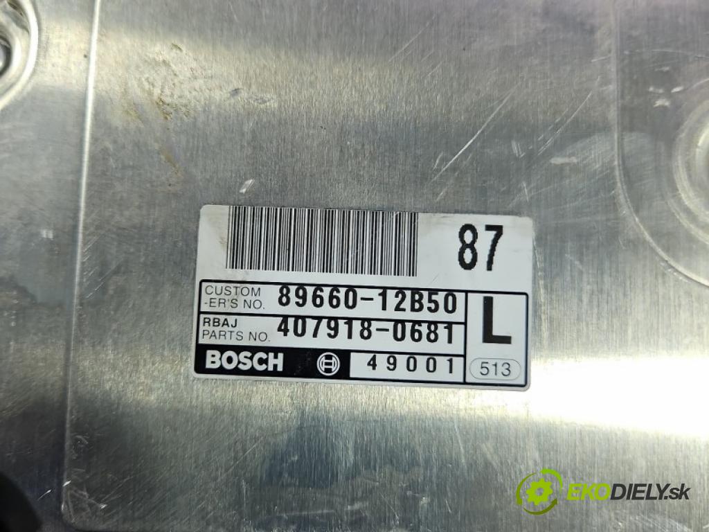 Toyota Corolla E12 2001-2009 1.4 D4D 90 hp manual 66 kW 1364 cm3 5- řídící jednotka motoru 0281011734