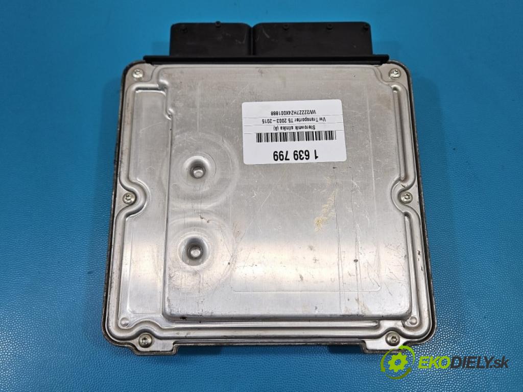 Vw Transporter T5 2003-2015 1.9 tdi 105 hp manual 77 kW 1896 cm3 5- řídící jednotka motoru 0281010735