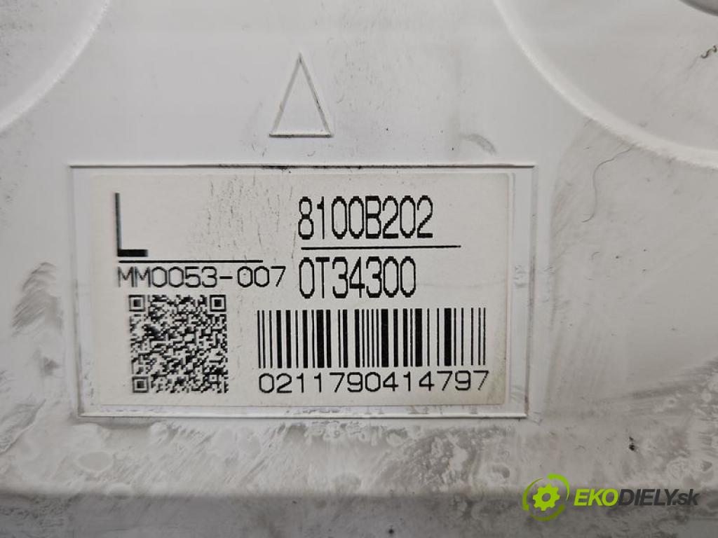 Mitsubishi Outlander II 2006-2013 2.0 DI-D 140 HP manual 103 kW 1968 cm3 5- prístrojovka/ budíky 8100B202 (Prístrojová doska)