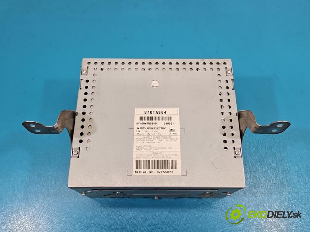Mitsubishi Outlander II 2006-2013 2.0 DI-D 140 hp manual 103 kW 1968 cm3 5- Radio továrna: 8701A364