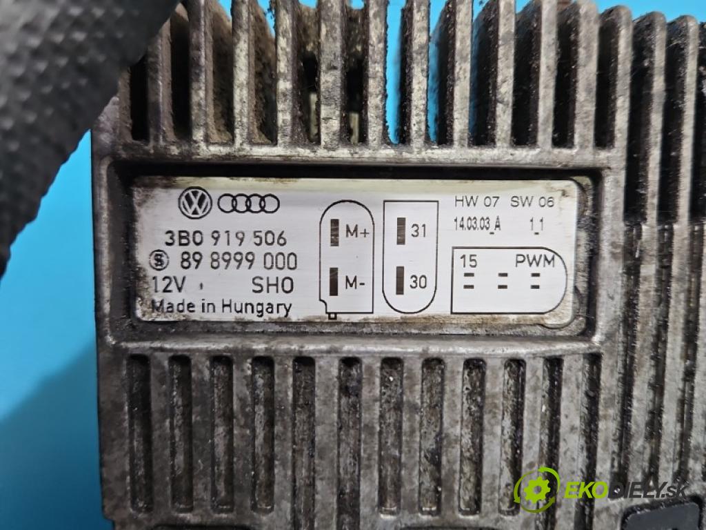 Vw Transporter T5 2003-2015 1.9 tdi 105 HP manual 77 kW 1896 cm3 5- Relé: ventilátoru 3B0919506