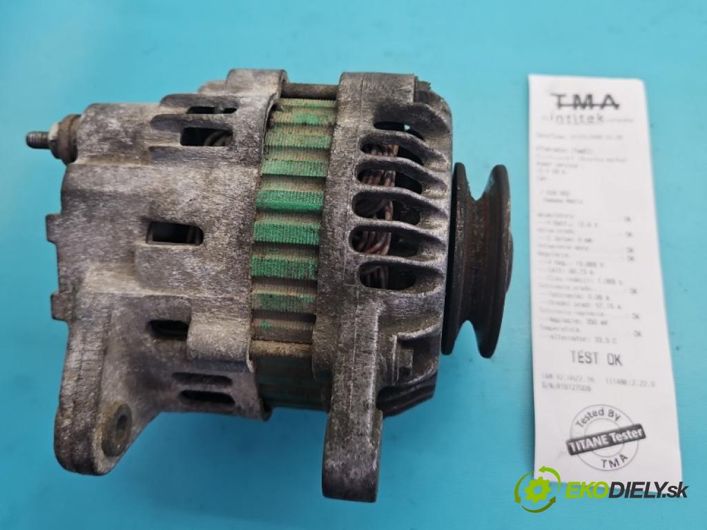 Daewoo Matiz 0.8 8V 51KM manual 37.5 kW 796 cm3 5- Alternator 96314258 (Alternátor)