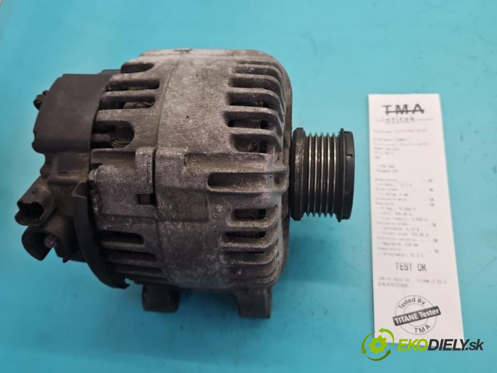 Peugeot 207 1.4 hdi 68 hp manual 50 kW 1398 cm3 5- Alternator 9646321780 (Alternátor)