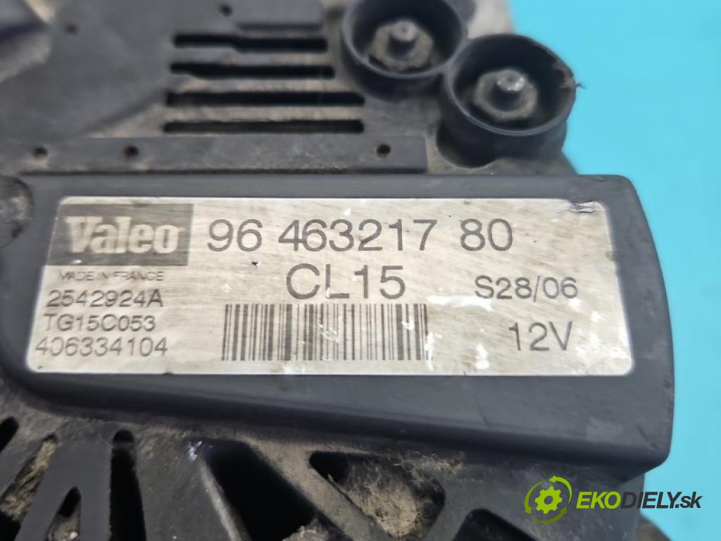 Peugeot 207 1.4 hdi 68 hp manual 50 kW 1398 cm3 5- Alternator 9646321780 (Alternátor)