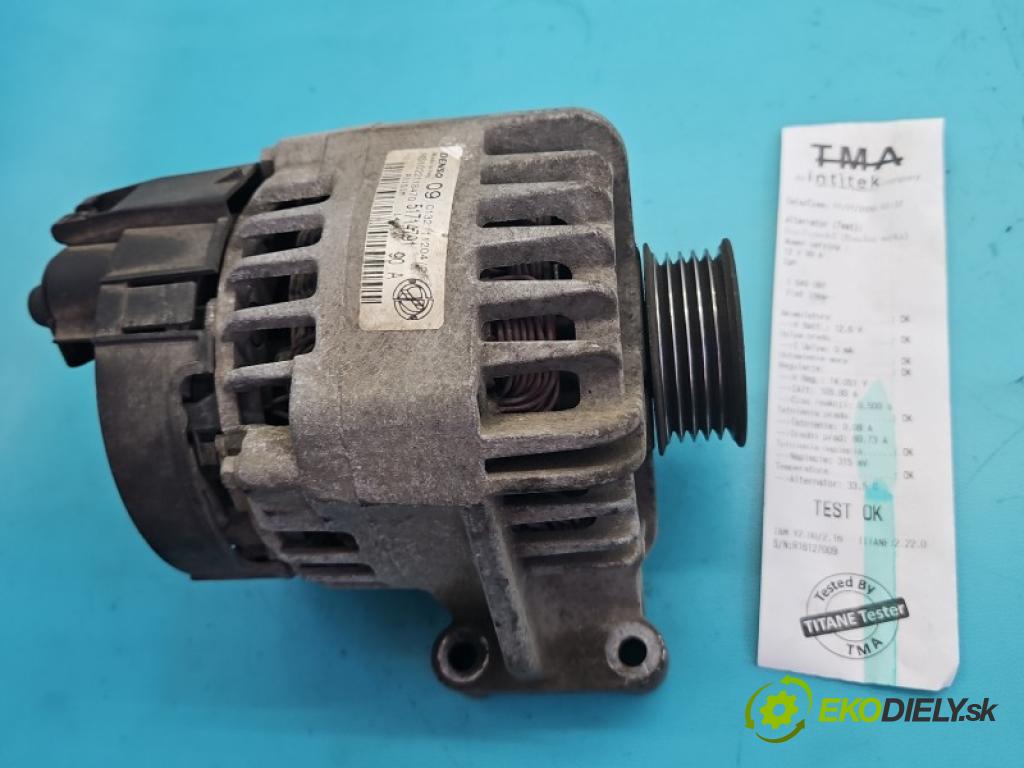 Fiat Idea 1.4 16v 95 hp manual 70 kW 1368 cm3 5- Alternator 51714791 (Alternátor)