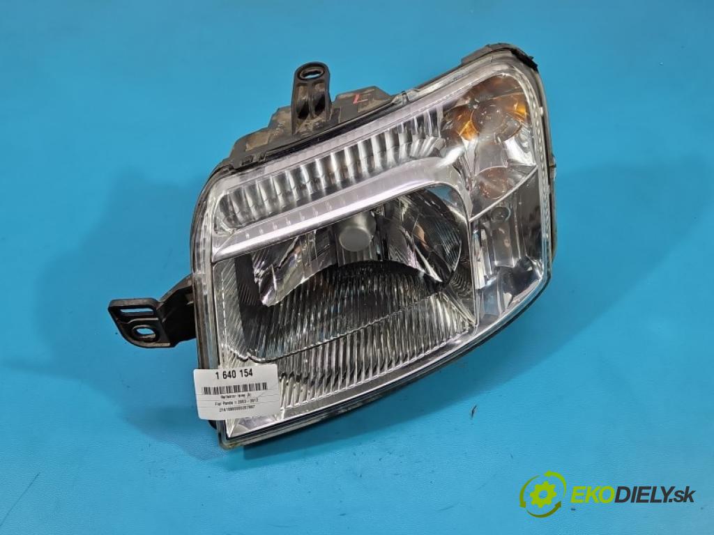 Fiat Panda II 2003-2012 1.2 8V 60 HP manual 44 kW 1242 cm3 5- Reflektor: ľavý  (Kľučka dverí ostatné)