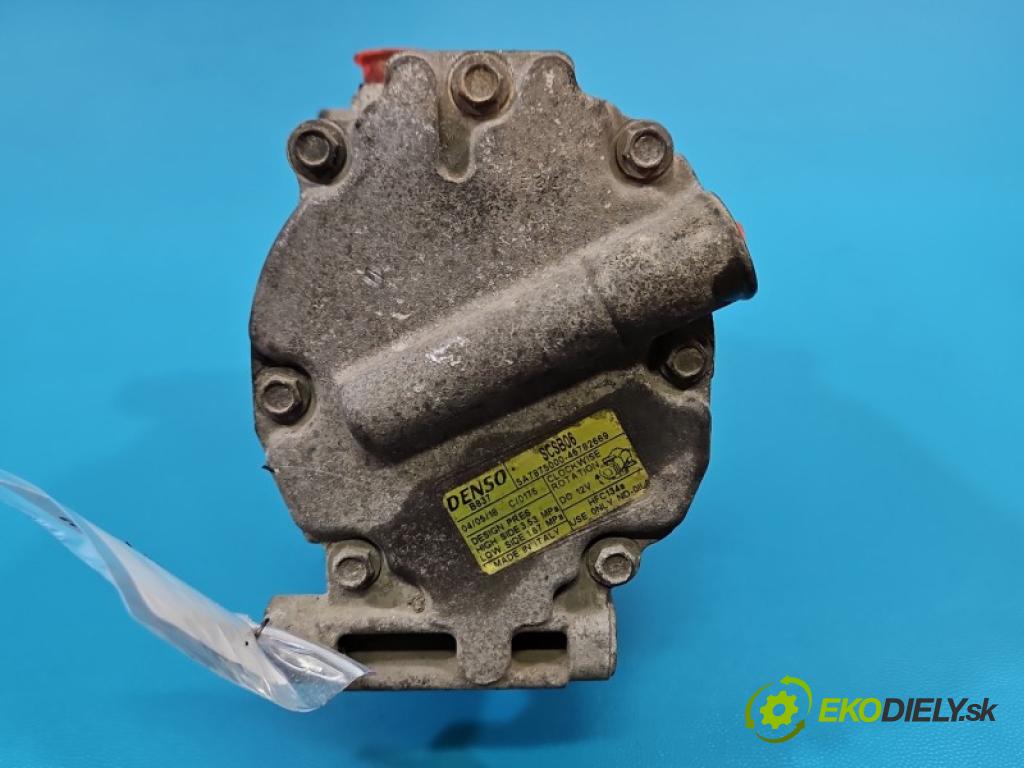 Fiat Panda II 2003-2012 1.2 8V 60 HP manual 44 kW 1242 cm3 5- Kompresor: klimatizácie 46782669 (Kompresor klimatizácie)