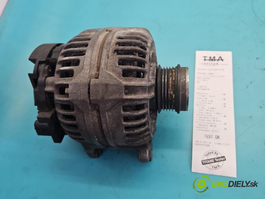 Vw Passat B5 1995-2005 1.9 tdi 90 hp manual 66 kW 1896 cm3 5- Alternator 028903029B (Alternátor)