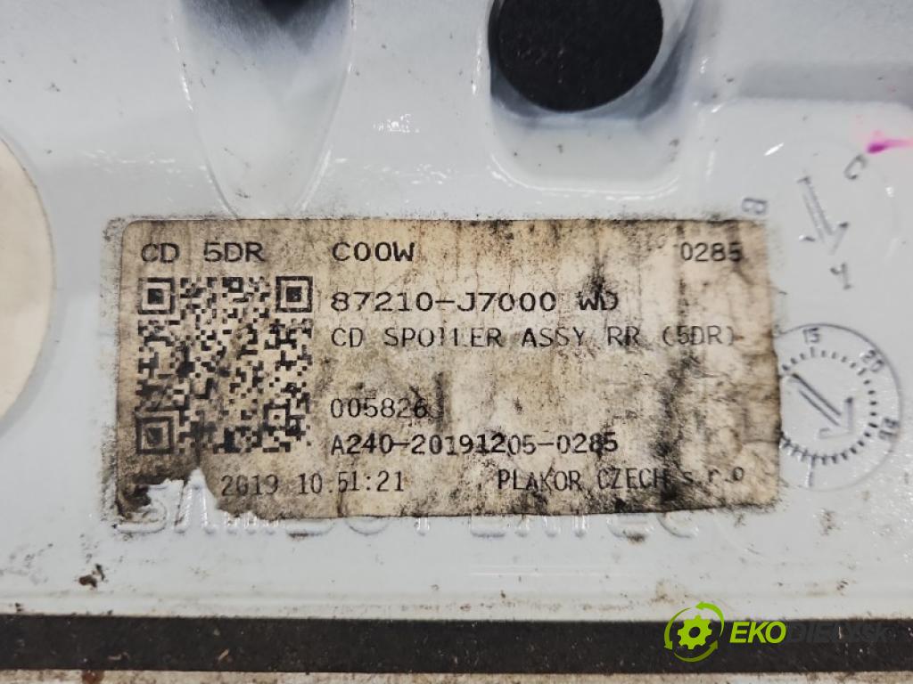 Kia Ceed III 2018- 1.6 CRDI 136hp manual 100 kW 1598 cm3 5- spoiler 87210-J7000 (Spoiler)