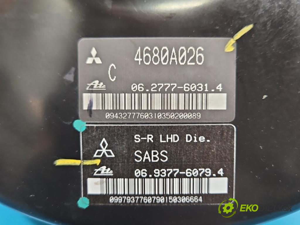 Mitsubishi Outlander II 2006-2013 2.0 DI-D 140 HP manual 103 kW 1968 cm3 5- servo brzdové 4680A026