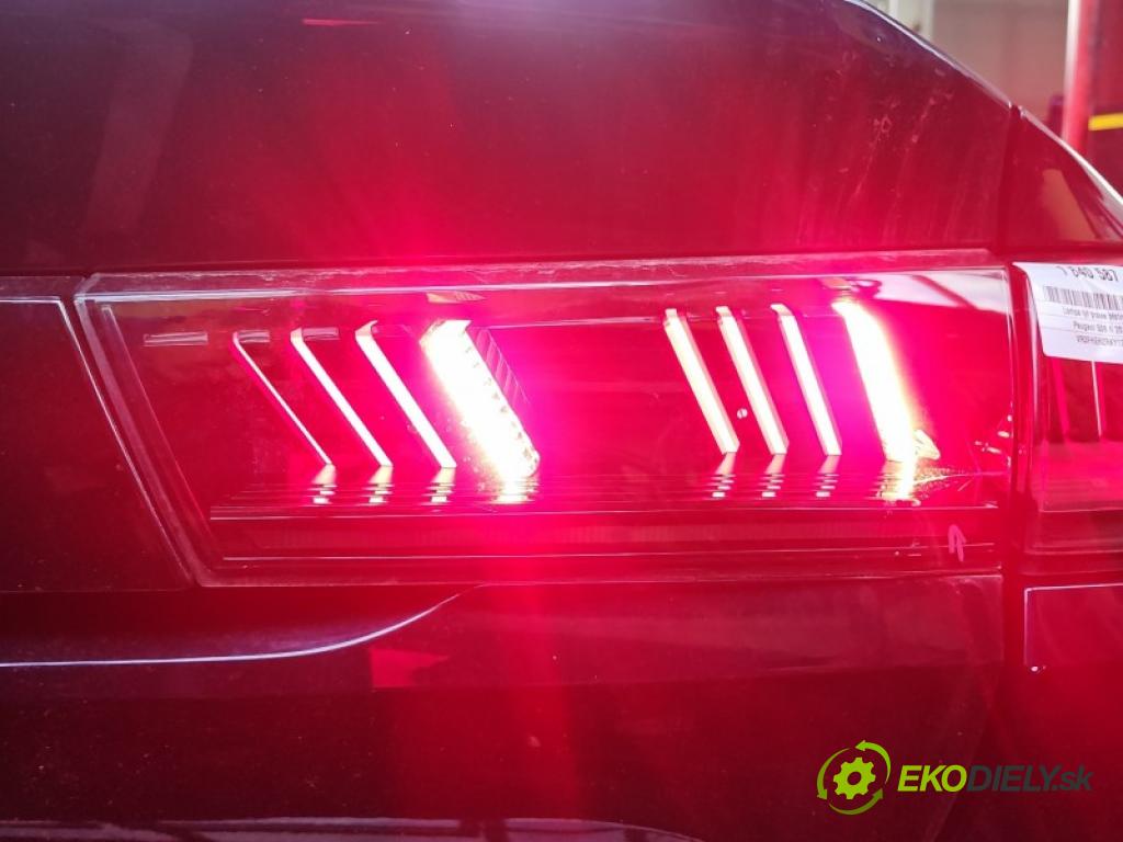 Peugeot 508 II 2018- 2.0 hdi 177 HP automatic 130 kW 1997 cm3 5- svetlo / reflektor zadné pravé kufrové dvere 9813508180