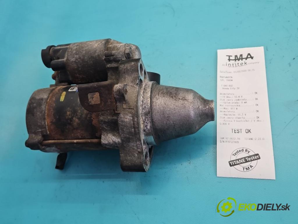 Honda City IV 2002-2008 1.4 16V 83 hp manual 61 kW 1339 cm3 4- startér:  (Startér)