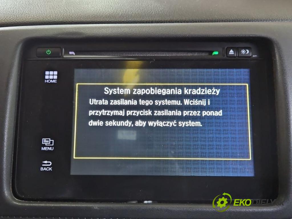 Honda HR-V II 2013-2021 1.6 i-DTEC 120 hp manual 88 kW 1597 cm3 5- Radio továrna: 39100T8MG53M1