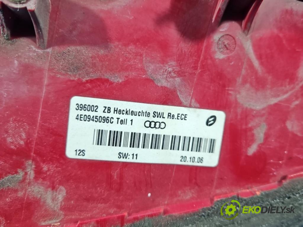Audi A8 D3 2002-2009 4.2 tdi 326KM automatic 240 kW 4134 cm3 4- světlo zadní pravé blatník: 4E0945096C