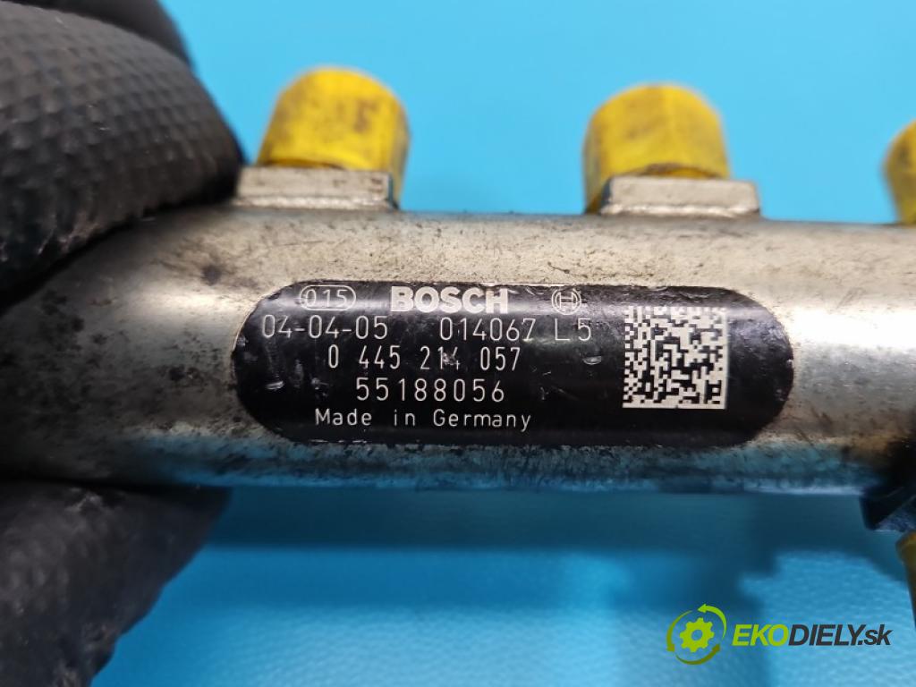 Opel Vectra C 2002-2008 1.9 cdti 150 HP manual 110 kW 1910 cm3 4- lišta vstrekovacia 0445214057 (Vstrekovacia lišta)