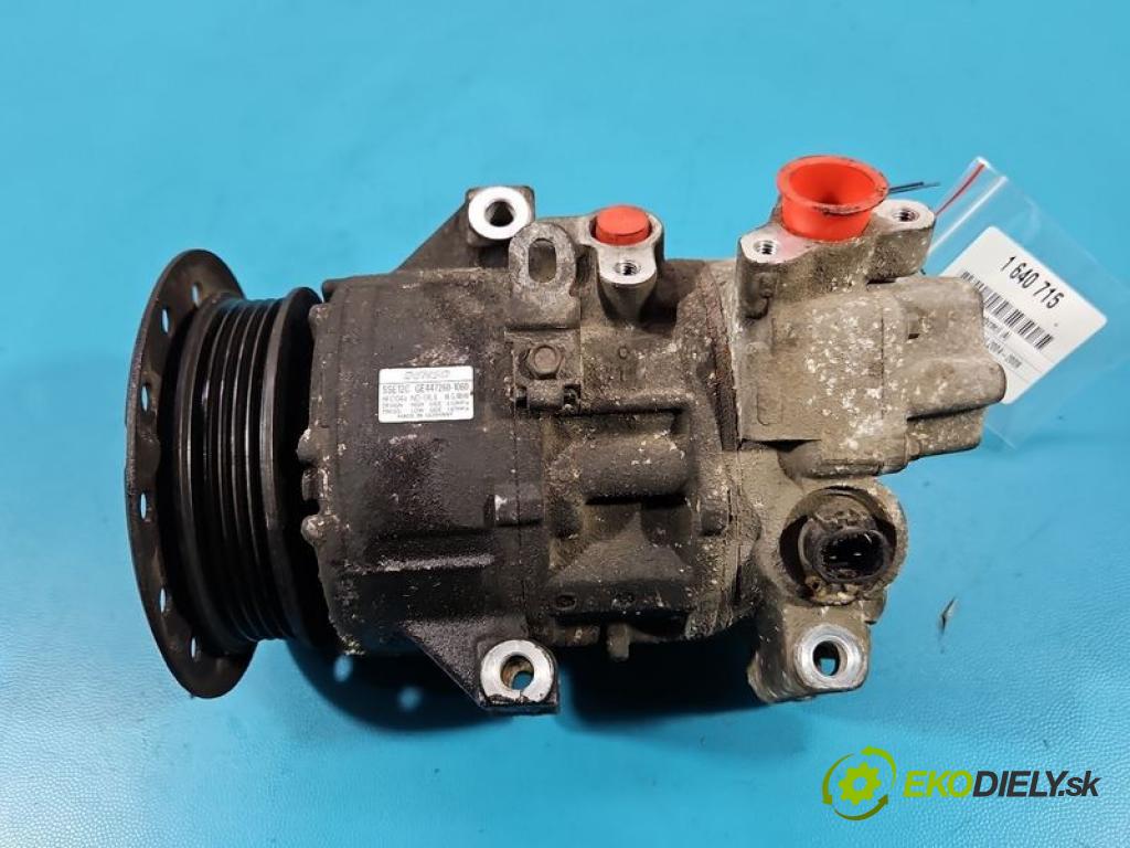 Toyota Corolla Verso II 2004-2009 2.0 D4D 116 hp manual 85 kW 1995 cm3 5- Kompresor: klíma 447260-1060 (Kompresor klimatizace)