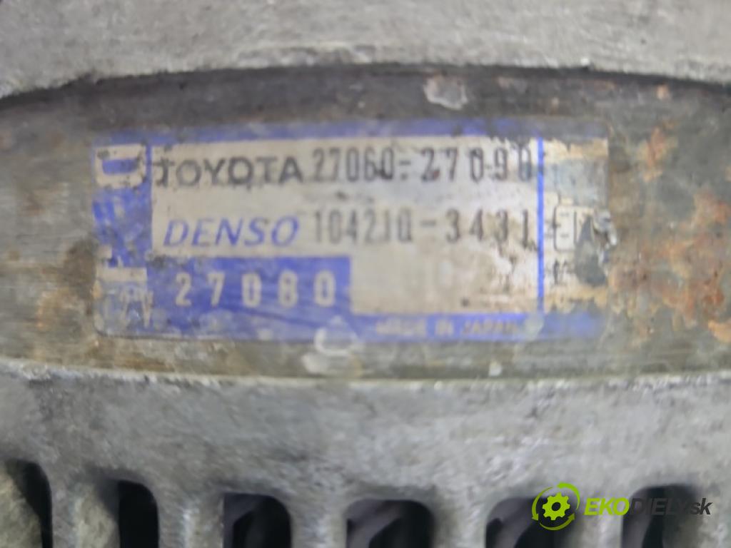 Toyota Corolla Verso II 2004-2009 2.0 D4D 116 hp manual 85 kW 1995 cm3 5- Alternator 27060-27090 (Alternátor)