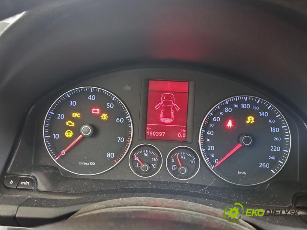 Vw Golf V 2003-2009 1.4 TSI 140 HP manual 103 kW 1390 cm3 5- prístrojovka/ budíky 1K0920874A (Prístrojová doska)