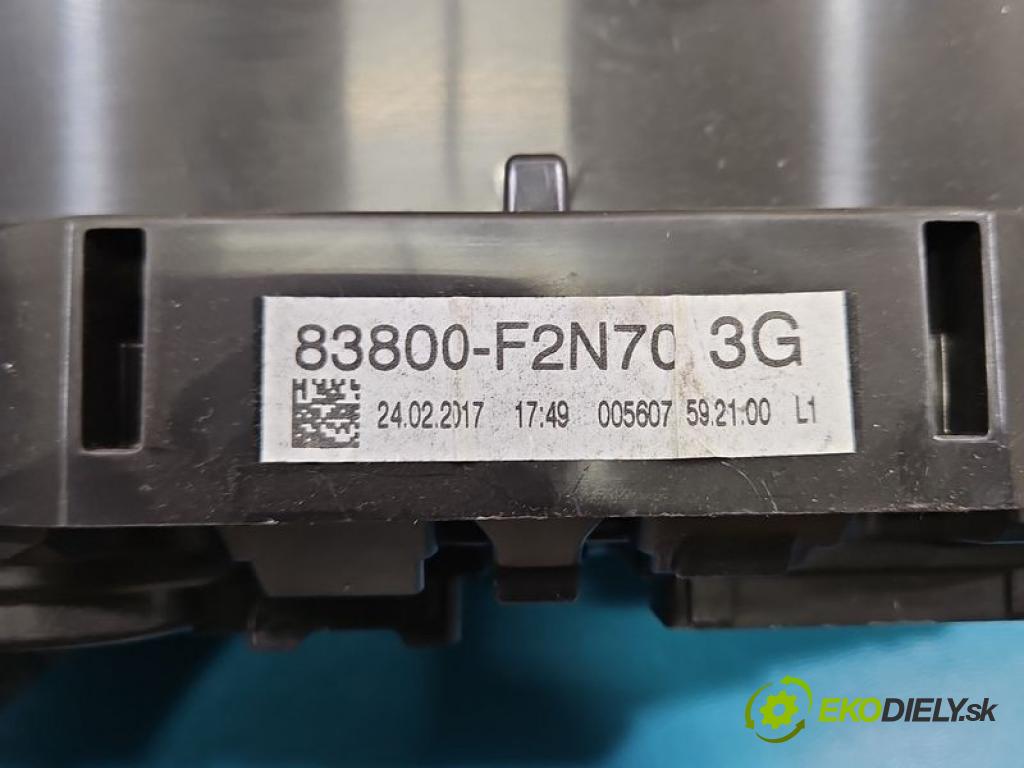 Toyota Corolla E16/E18  2013-2019 1.6 16V 132  HP automatic 97 kW 1598 cm3 4- prístrojovka/ budíky 83800-F2N70 (Prístrojová doska)