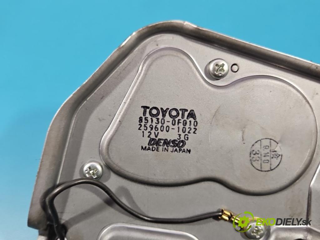 Toyota Corolla Verso II 2004-2009 2.0 D4D 116 hp manual 85 kW 1995 cm3 5- motor stěrače zadní 259600-1022