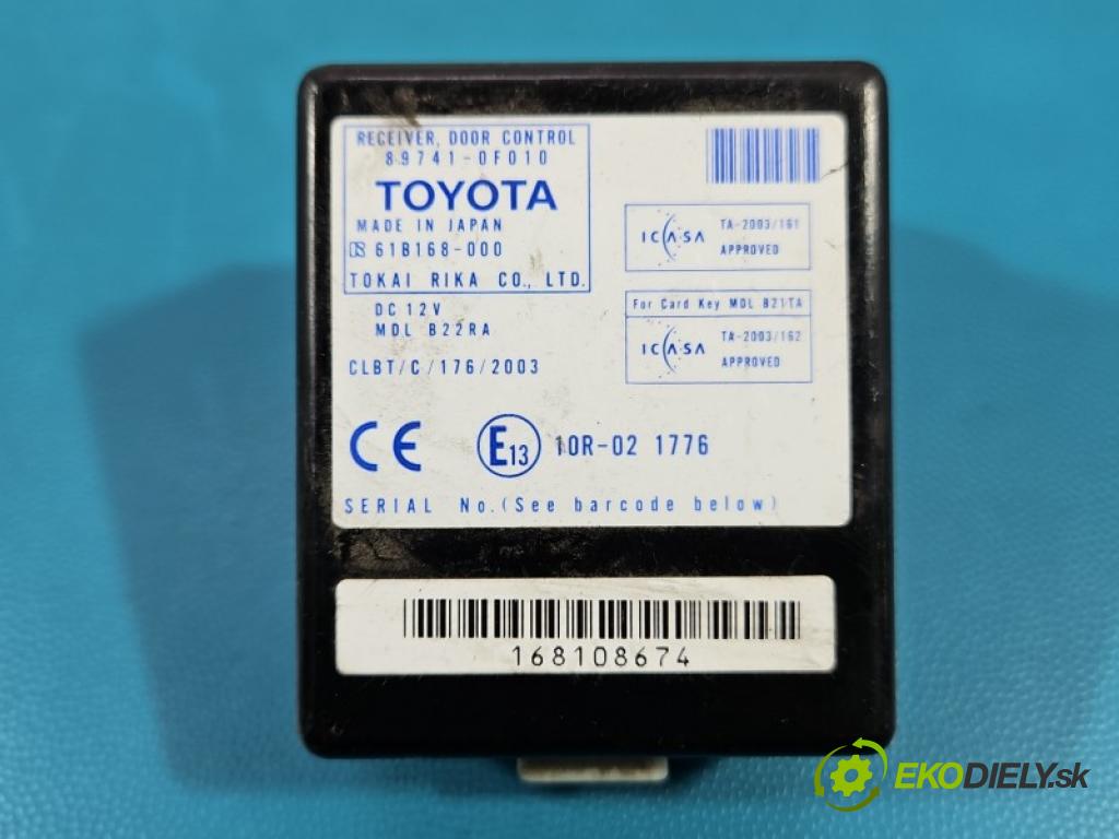 Toyota Corolla Verso II 2004-2009 2.0 D4D 116 hp manual 85 kW 1995 cm3 5- řídící jednotka motoru 89661-0F010