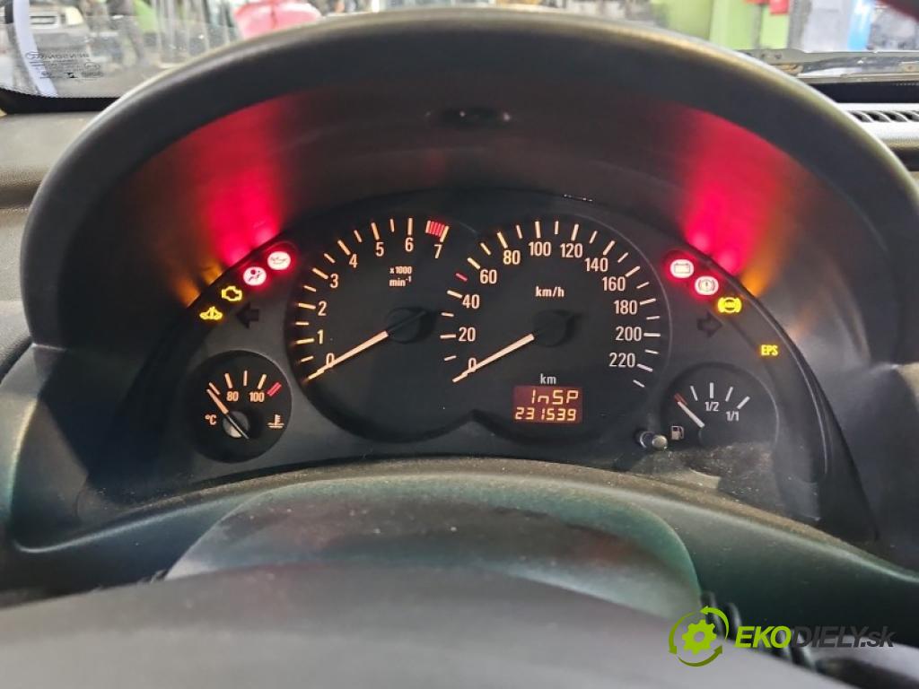 Opel Corsa C 2000-2006 1.0 12V 60 hp manual 44 kW 998 cm3 3- řídící jednotka motoru 0261208393