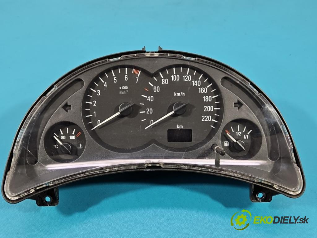 Opel Corsa C 2000-2006 1.0 12V 60 hp manual 44 kW 998 cm3 3- řídící jednotka motoru 0261208393